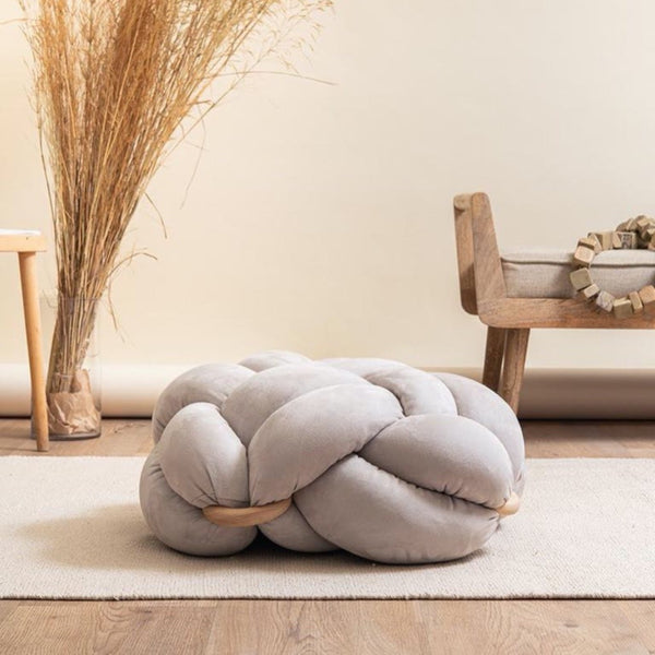 Vegan Suede Knot Pillow