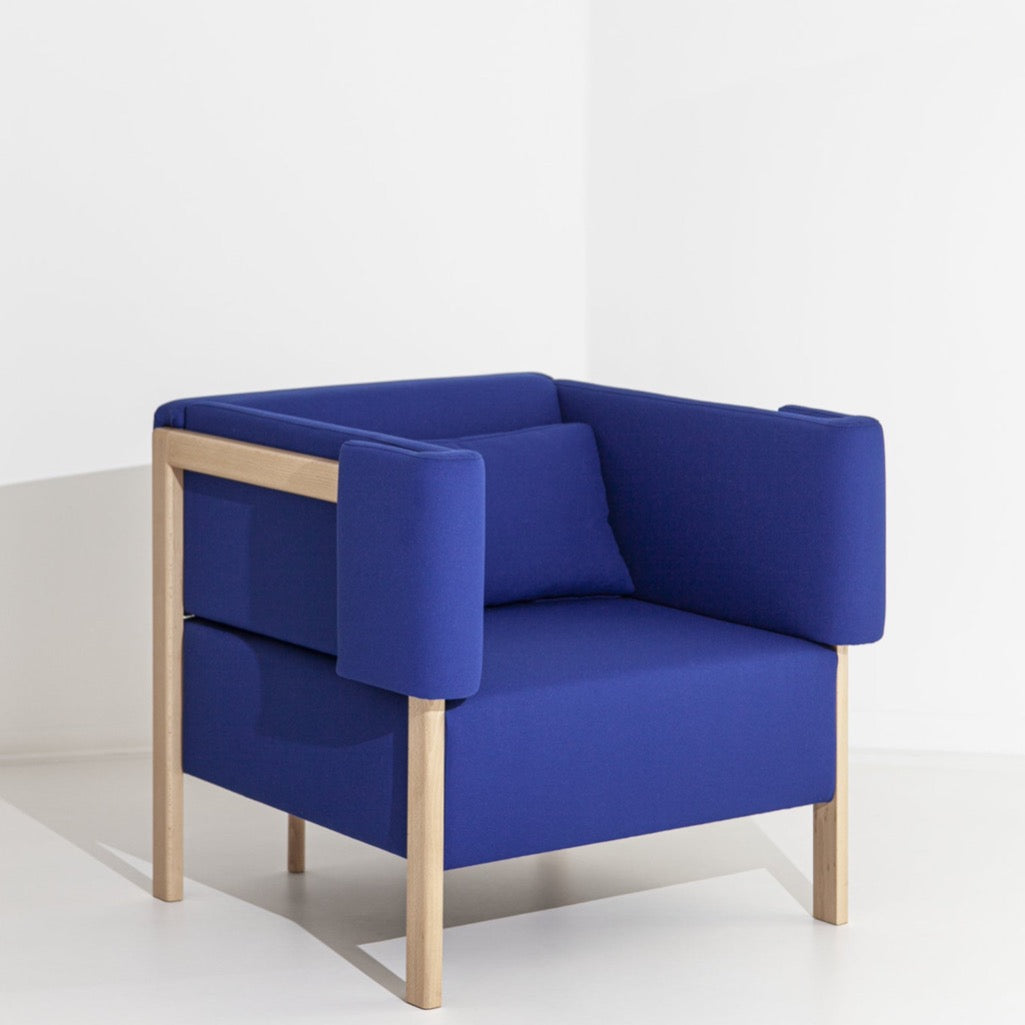 Blue Beech Wood One Seater