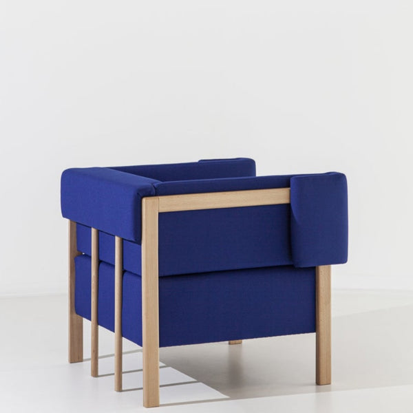 Blue Beech Wood One Seater