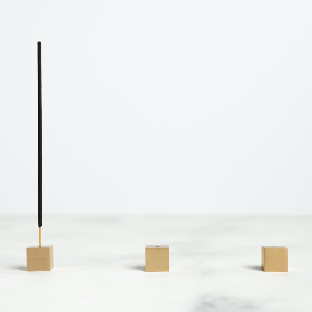 Square Brass Incense Holder