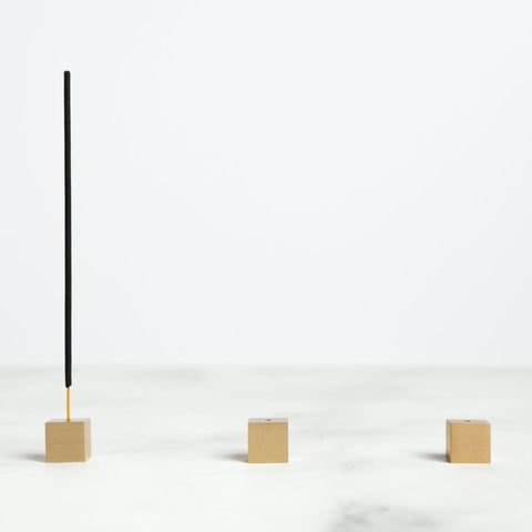 Square Brass Incense Holder
