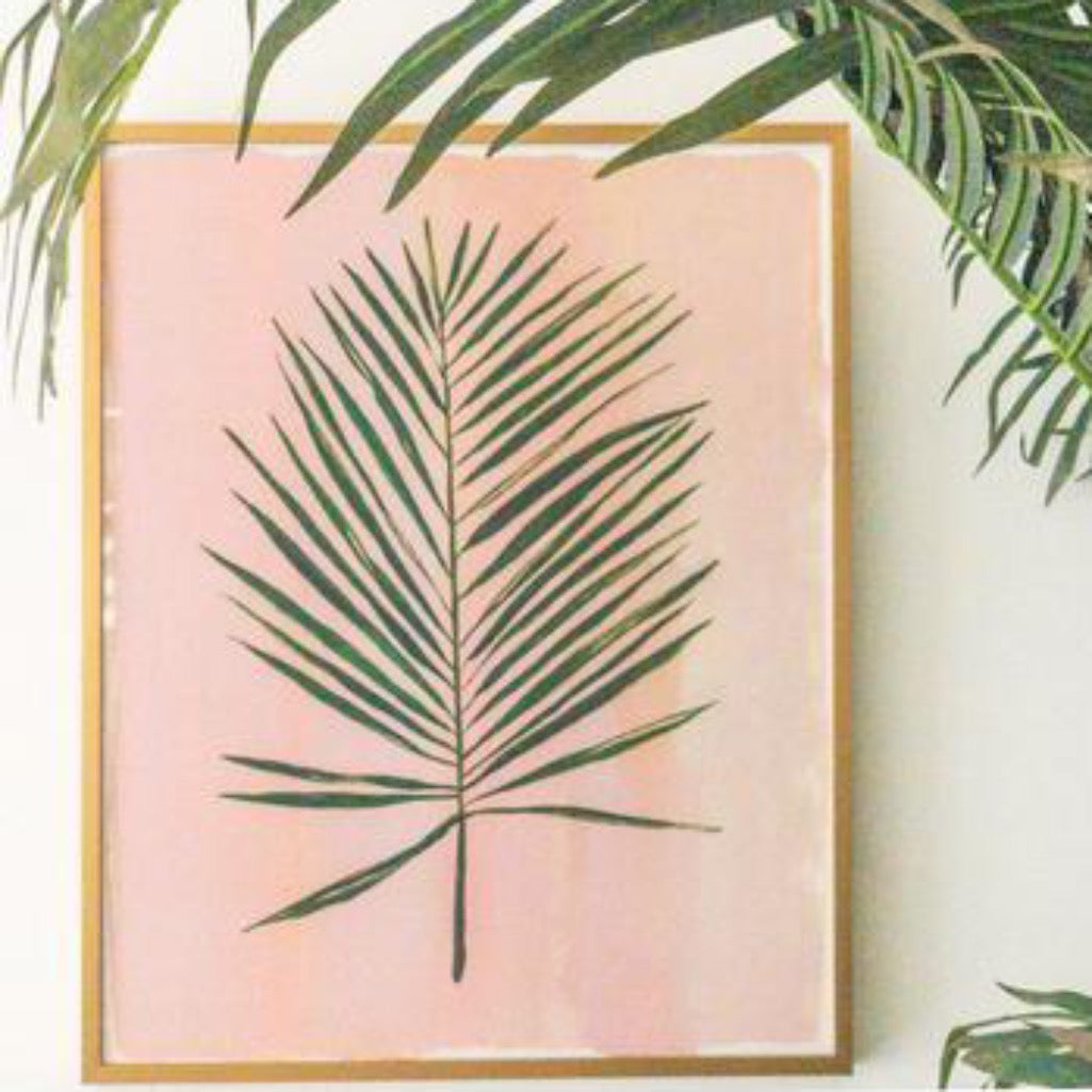 Framed The Coastal Collection - Palm Print